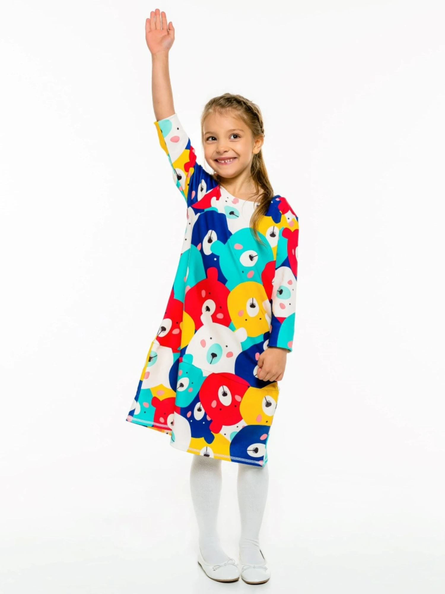 Mr GUGU & MISS GO Robes Robe Colorful Bears Enfants Mélange De Couleurs 5 Mr GUGU & MISS GO Robes Robe Colorful Bears Enfants Mélange De Couleurs – Image 3