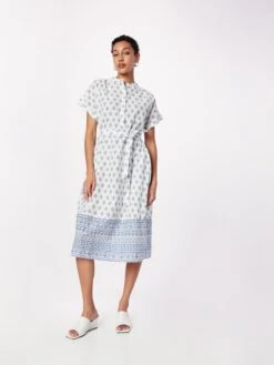 Vila Robes Fluides Robe-chemise Hymna Femme Blanc -Joli Mode Soldes Magasin 02ebd24ec04d8947318872fc2514b51f