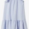 Mango Kids Robes Robe Alguer Enfants Bleu Clair -Joli Mode Soldes Magasin 0564a899bee401a0a24053db12efc9c4