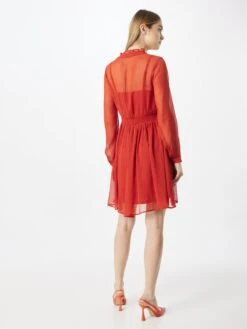 About You Robes Fluides Robe-chemise Rea Femme Rouge -Joli Mode Soldes Magasin 0ba4377643897b9b701cecad434a50fd