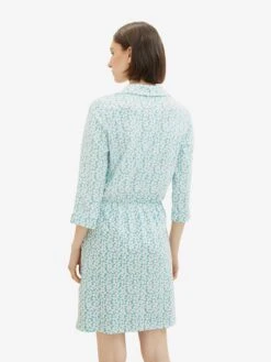 Tom Tailor Robes Fluides Robe-chemise Femme Menthe -Joli Mode Soldes Magasin 0bde62af3e1de77c1d4068191204842a