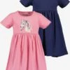 Blue Seven Robes Robe Enfants Bleu Foncé / Rose Clair 2 Blue Seven Robes Robe Enfants Bleu Foncé / Rose Clair -Joli Mode Soldes Magasin 0ea66c6fff3105074991b2312a8f1f85