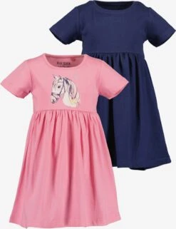 Blue Seven Robes Robe Enfants Bleu Foncé / Rose Clair