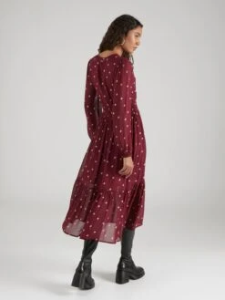 Pepe Jeans Robes Fluides Robe-chemise GIO Femme Bordeaux -Joli Mode Soldes Magasin 0f0434bd3850df3e1c97ca8db788d1b2