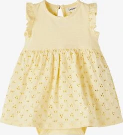 Robes Et Jupes Robe Hanna Enfants Jaune Pastel