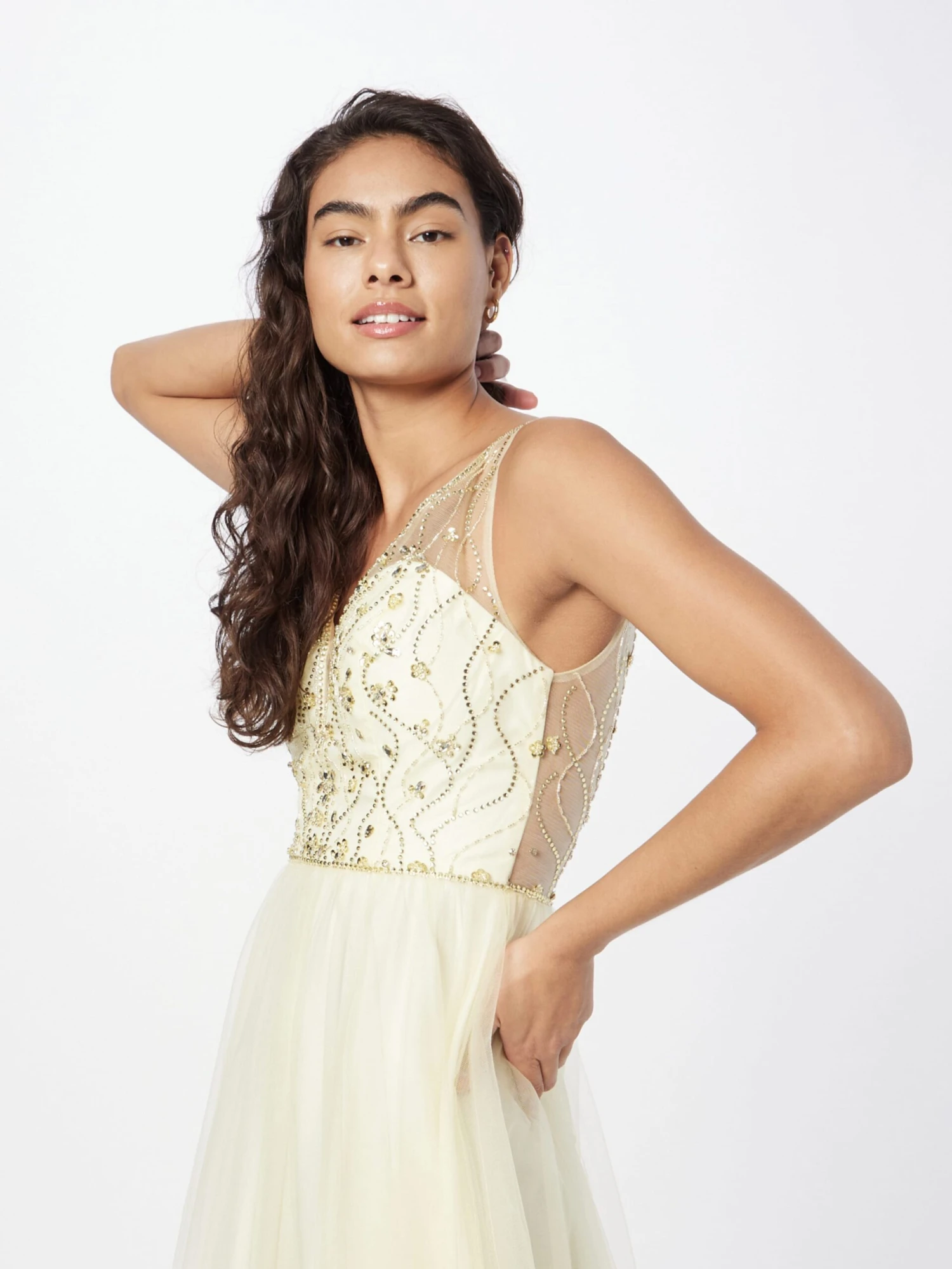 Unique Robes De Soirée Robe De Soirée Femme Jaune Pastel 4 Unique Robes De Soirée Robe De Soirée Femme Jaune Pastel – Image 2