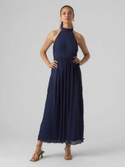 Vero Moda Robes De Soirée Robe De Soirée Mia Femme Bleu Marine -Joli Mode Soldes Magasin 0f9a4e6c040b79c47f96753258d7c8ad