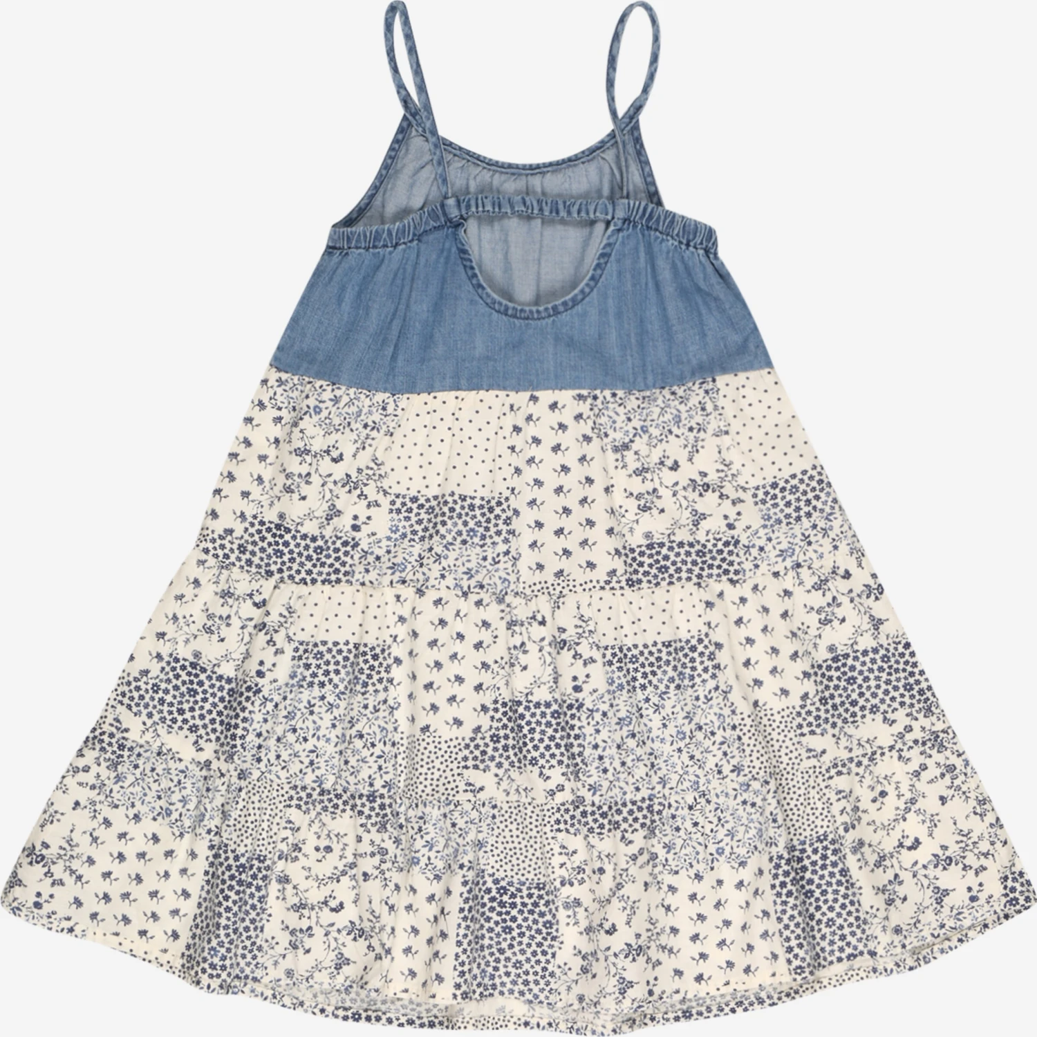 OshKosh Robes Robe Enfants Bleu / Blanc Naturel 4 OshKosh Robes Robe Enfants Bleu / Blanc Naturel – Image 2