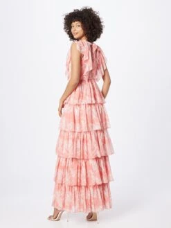 Robes De Soirée Robe De Soirée Femme Saumon -Joli Mode Soldes Magasin 139d41c95111ec1d45b7499a232ca65e