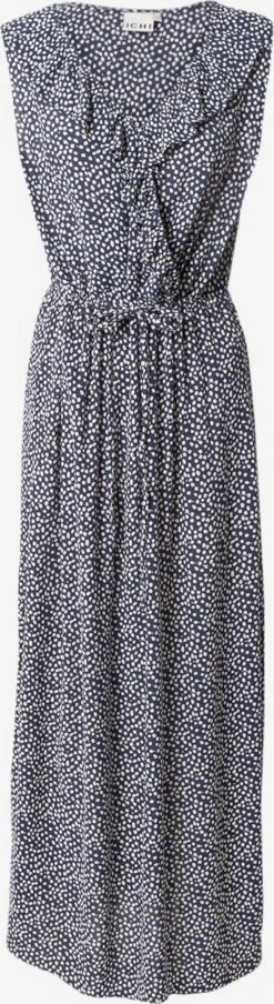 ICHI Robes Fluides Robe-chemise Marrakech Femme Bleu Marine