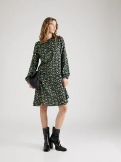 FREEQUENT Robes Fluides Robe-chemise ADNEY Femme Noir -Joli Mode Soldes Magasin 1669b1e6c0a98c33100feb809de512de