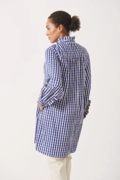 Part Two Robes Fluides Robe-chemise Vana Femme Bleu 9 Part Two Robes Fluides Robe-chemise Vana Femme Bleu -Joli Mode Soldes Magasin 17ad05b96b5f7c94445ba95457386897