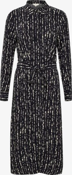 Part Two Robes Fluides Robe-chemise Silane Femme Bleu Nuit