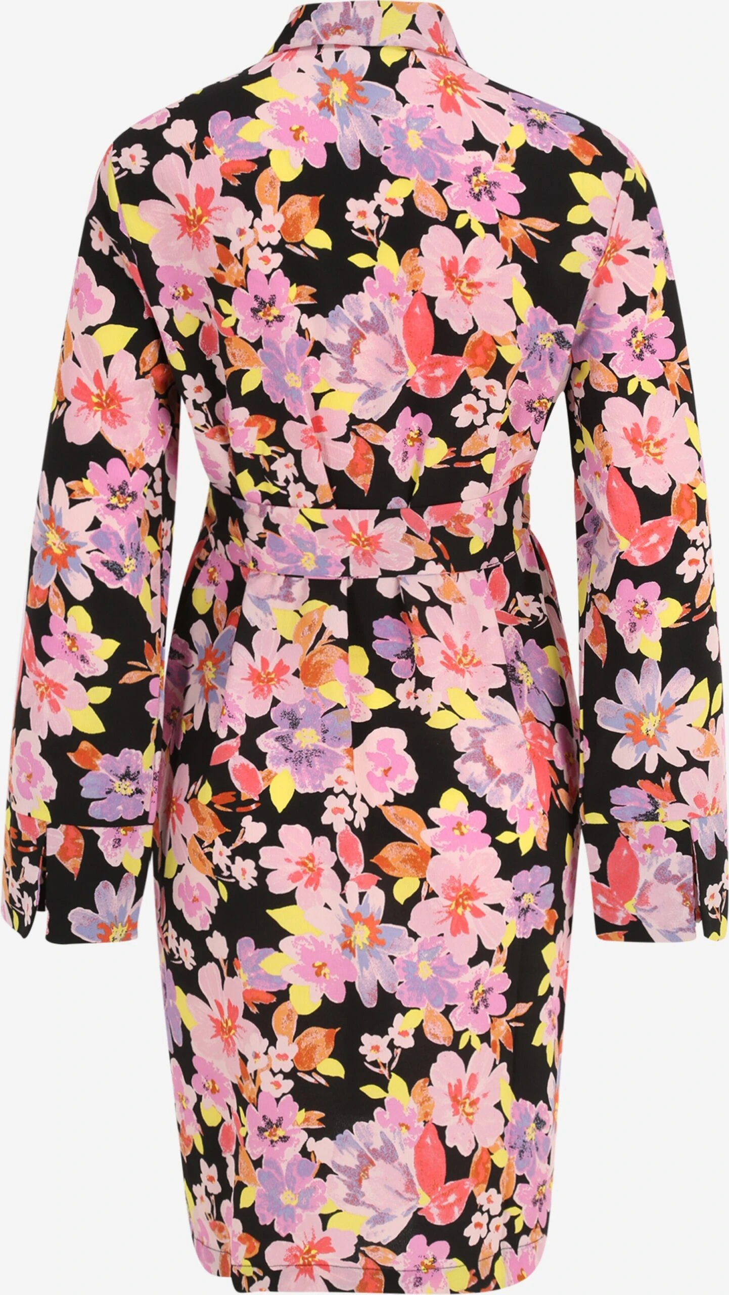 Robes Fluides Robe-chemise Lucia Femme Noir 4 Robes Fluides Robe-chemise Lucia Femme Noir – Image 2