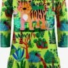 Mr GUGU & MISS GO Robes Robe Cartoon Tiger Enfants Vert -Joli Mode Soldes Magasin 1aee2030ff27cdd5600a0504e76868fb