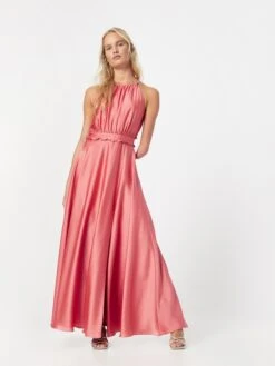 SWING Robes De Soirée Robe De Soirée Femme Melon -Joli Mode Soldes Magasin 1b086155ebcdcb98809b91203678e5b3