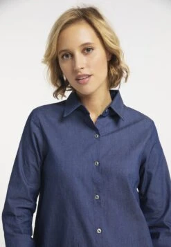 Robes Fluides Robe-chemise Femme Bleu Nuit -Joli Mode Soldes Magasin 1bf8fd567de9b7c31c10cf875292607c