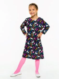 Mr GUGU & MISS GO Robes Robe Folk Unicorn Enfants Bleu -Joli Mode Soldes Magasin 1d0d05bad3c5a7c98fe2078f490dc238