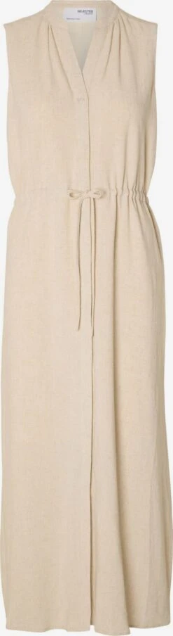 Selected Femme Robes Fluides Robe-chemise Femme Sable