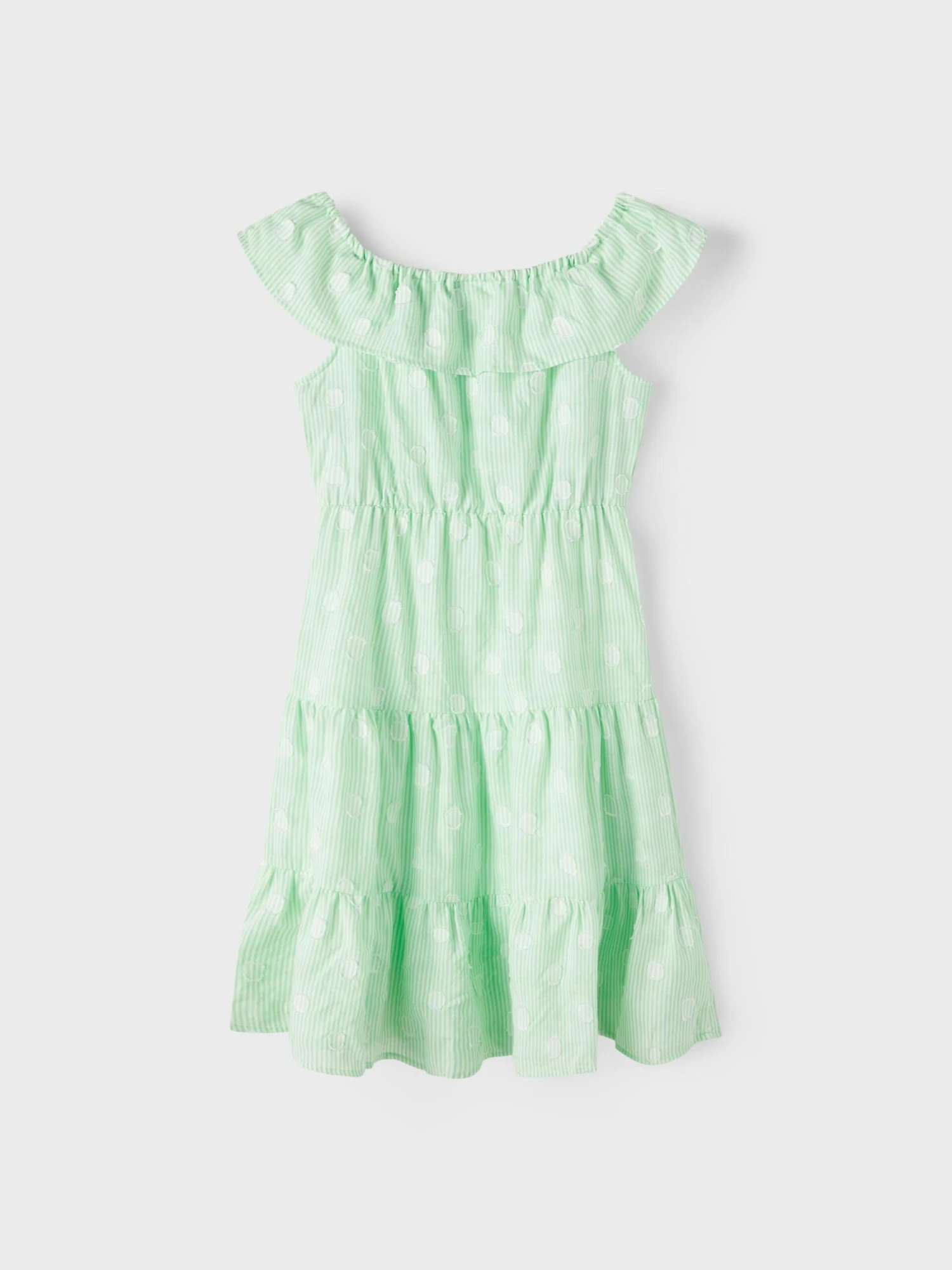 NAME IT Robes Robe Fidot Enfants Vert Clair 4 NAME IT Robes Robe Fidot Enfants Vert Clair – Image 2