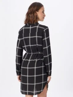 ONLY Robes Fluides Robe-chemise NOVA Femme Noir -Joli Mode Soldes Magasin 1f4cd39024966547394b310fad118555