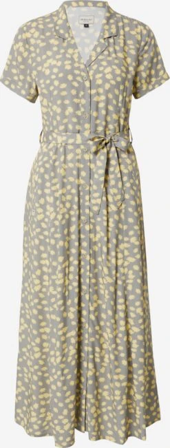 Iriedaily Robes Fluides Robe-chemise Femme Pierre