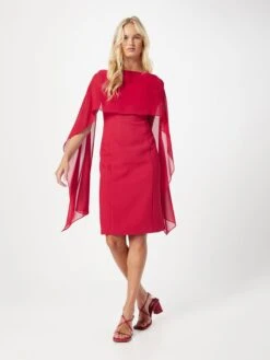 APART Robes Fourreaux Robe Fourreau Femme Rouge -Joli Mode Soldes Magasin 223fe0af4a7ce0e62e4e060530478f10