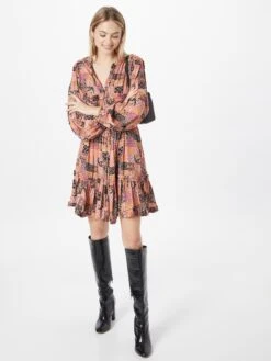 Robes Fluides Robe-chemise Jenna Femme Orange / Rose / Rose -Joli Mode Soldes Magasin 242795043161f28062da393d3c1f2619