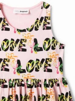 Desigual Robes Robe TESS Enfants Rose -Joli Mode Soldes Magasin 246a0f77b37f3b8fd3fb481b29f8046a