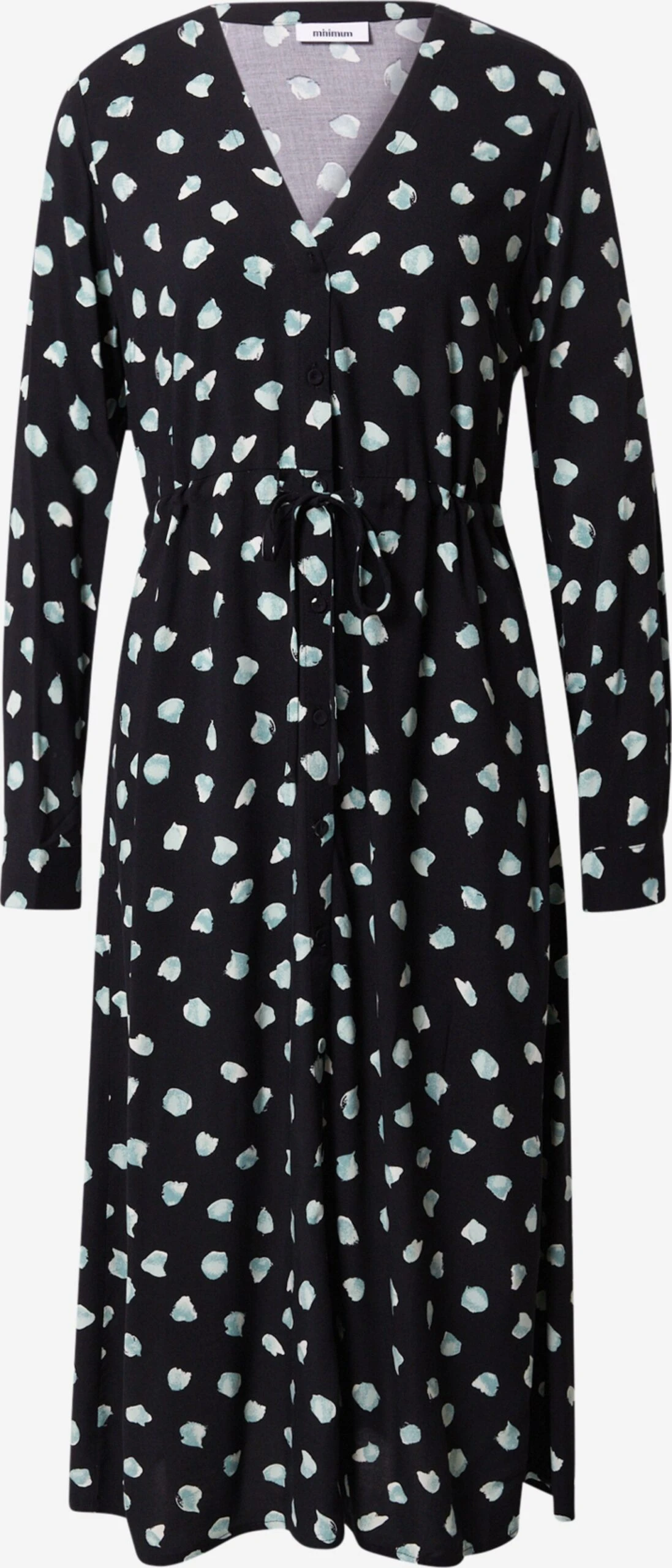 Minimum Robes Fluides Robe-chemise NIOLA Femme Noir 3 Minimum Robes Fluides Robe-chemise NIOLA Femme Noir