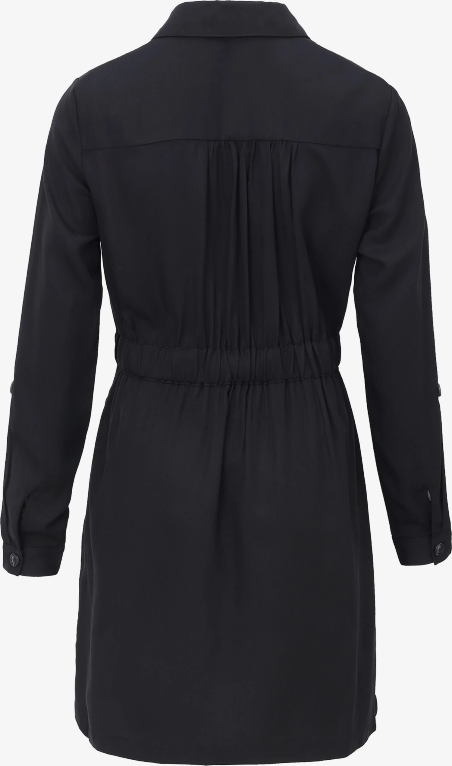 Forplay Robes Fluides Robe-chemise Freya Femme Noir 4 Forplay Robes Fluides Robe-chemise Freya Femme Noir – Image 2