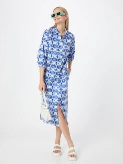 Robes Fluides Robe-chemise SOLE Femme Bleu / Bleu Clair -Joli Mode Soldes Magasin 26f2027b1a85a114079f274ee7f501c3