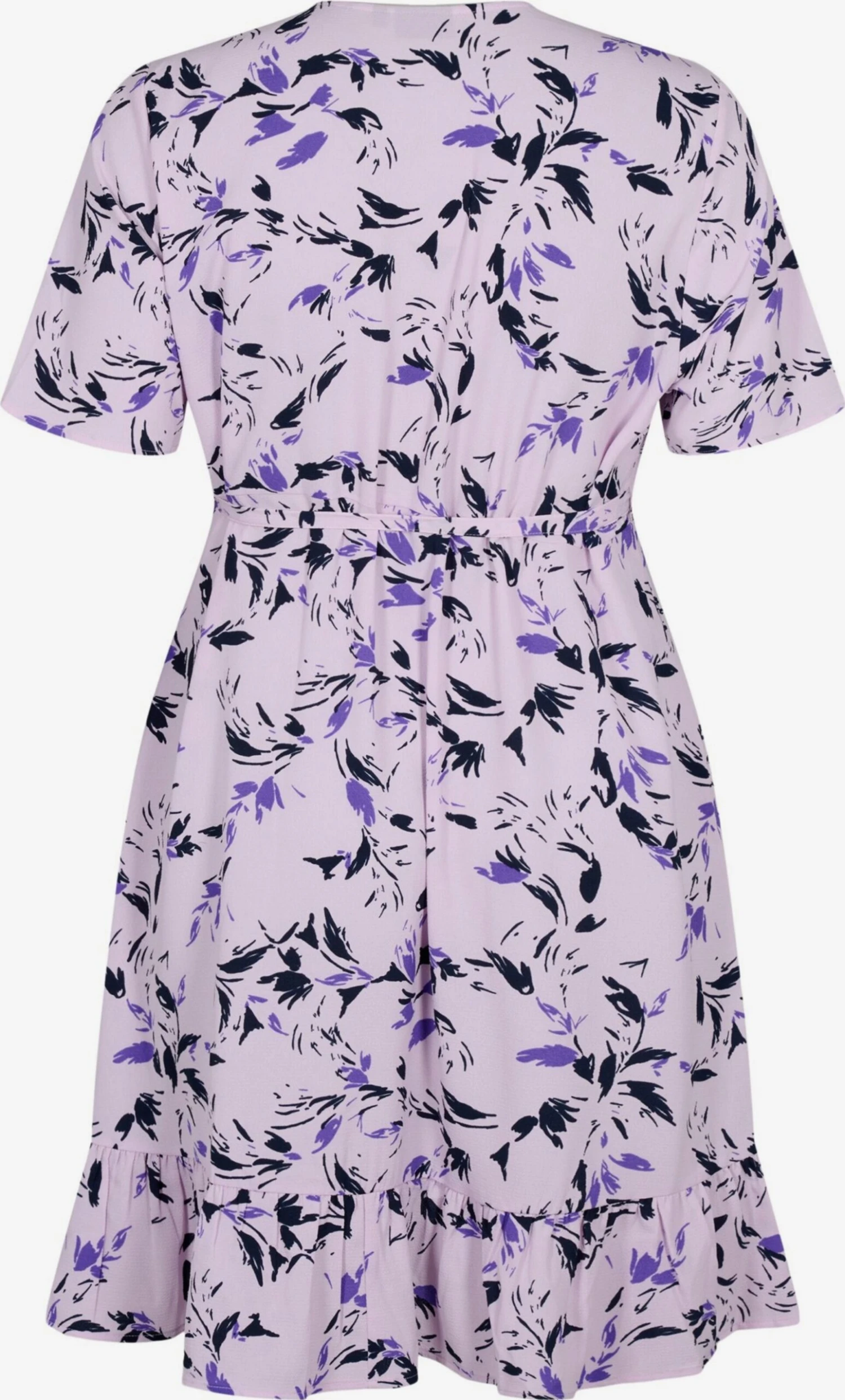 Zizzi Robes Fluides Robe-chemise CAANNI Femme Violet 4 Zizzi Robes Fluides Robe-chemise CAANNI Femme Violet – Image 2