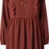 About You Robes Fluides Robe-chemise Jocy Femme Rouge Rouille