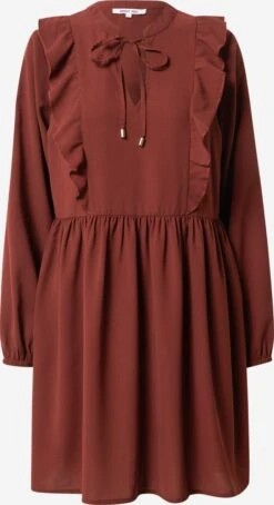About You Robes Fluides Robe-chemise Jocy Femme Rouge Rouille