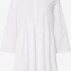 ONLY Robes Fluides Robe-chemise Ditte Femme Blanc -Joli Mode Soldes Magasin 2f300accfcd85dfcc208dd6b78d8e999