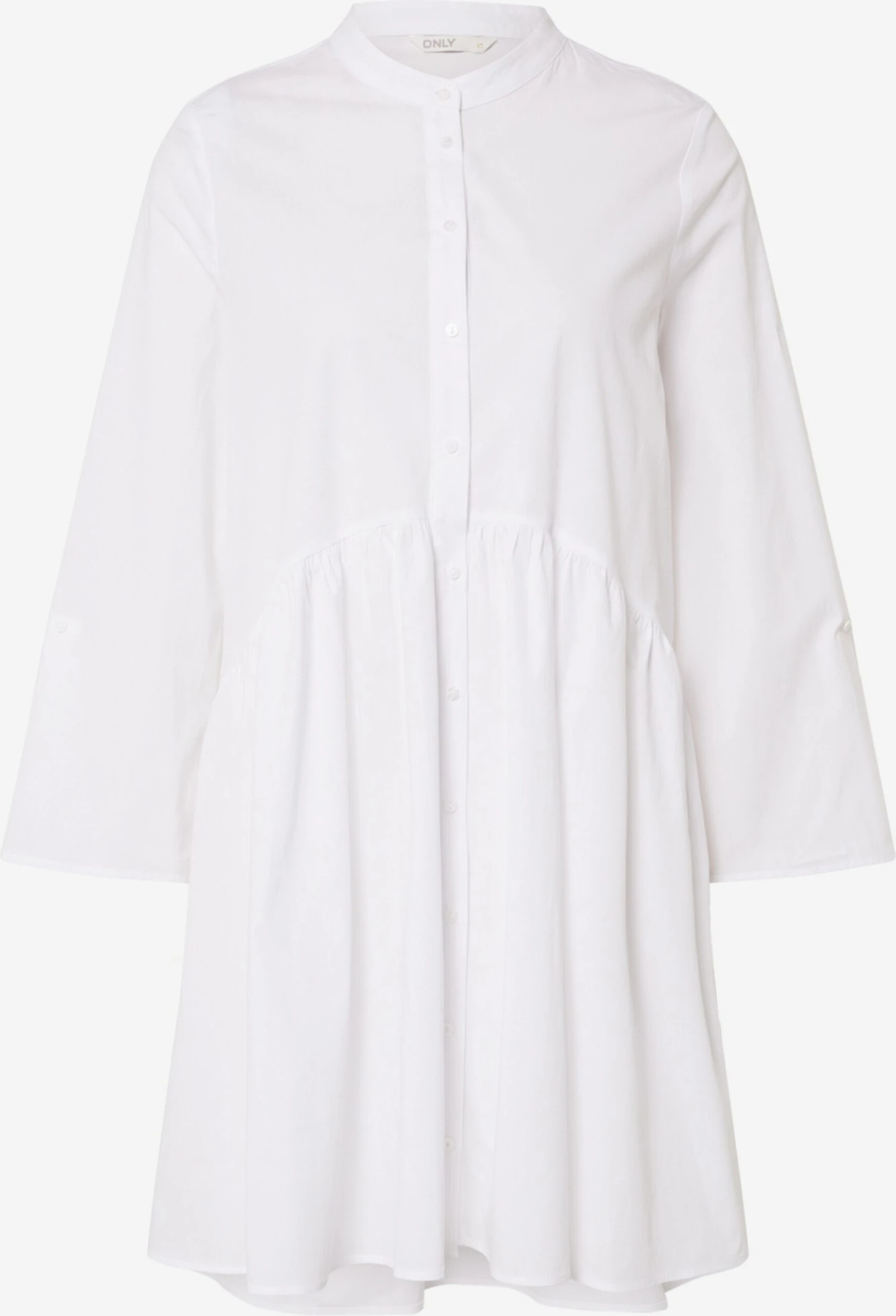 ONLY Robes Fluides Robe-chemise Ditte Femme Blanc 3 ONLY Robes Fluides Robe-chemise Ditte Femme Blanc