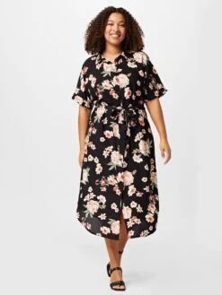 Robes Fluides Robe-chemise Marianne Femme Noir -Joli Mode Soldes Magasin 30c3d62ac2d51407778e6ac25da9e3a9