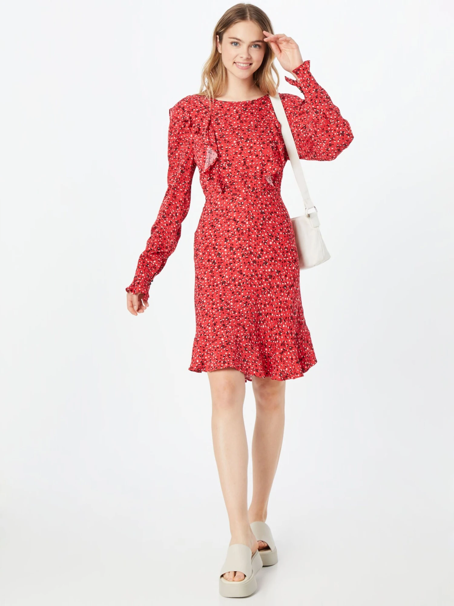 Scotch & Soda Robes Fluides Robe-chemise Femme Rouge / Melon 7 Scotch & Soda Robes Fluides Robe-chemise Femme Rouge / Melon – Image 5