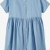 NAME IT Robes Robe Emma Enfants Bleu Clair -Joli Mode Soldes Magasin 327ff3b536a514db0a17bec30a0b1166
