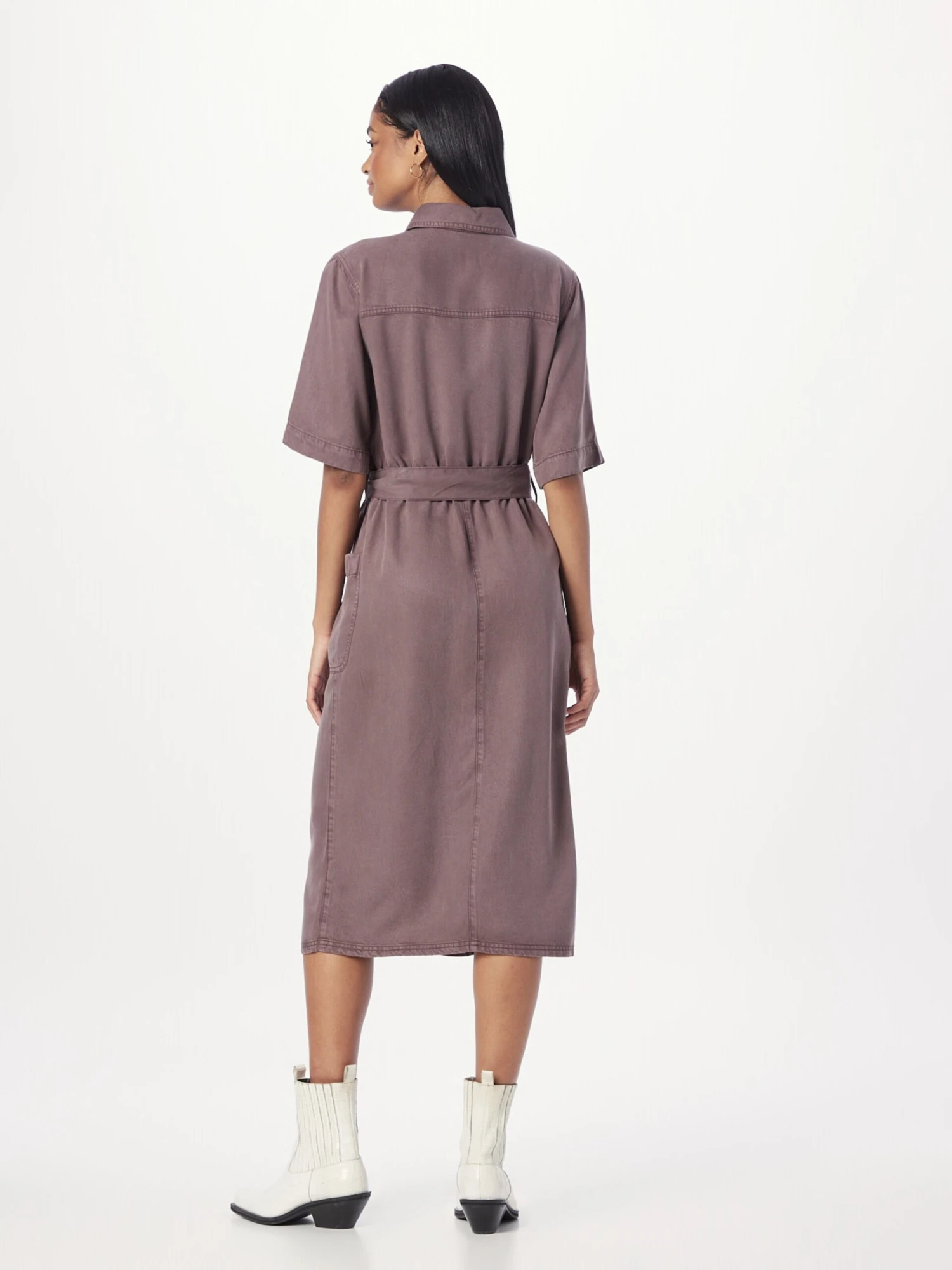 RIVER ISLAND Robes Fluides Robe-chemise Femme Moka 6 RIVER ISLAND Robes Fluides Robe-chemise Femme Moka – Image 4