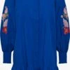 Y.A.S Robes Fluides Robe-chemise OLYMPA Femme Indigo