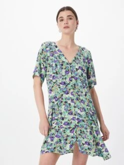 Monki Robes Fluides Robe-chemise Femme Jade -Joli Mode Soldes Magasin 37bbc56d0659938ee4e875a2f463735b