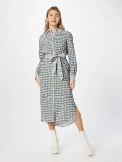 BOSS ORANGE Robes Fluides Robe-chemise Defelize Femme Mélange De Couleurs -Joli Mode Soldes Magasin 38b2a73b9647d88100e1a3ed605a9315