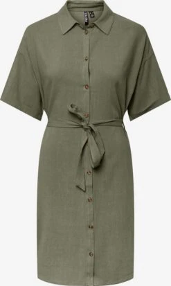 Pieces Robes Fluides Robe-chemise VINSTY Femme Kaki