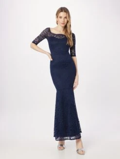 Wal G Robes De Soirée Robe De Soirée ABBY Femme Bleu Marine -Joli Mode Soldes Magasin 3b2cd477ca27a0b8669840d1fe21f2f8