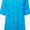 ONLY CARMAKOMA Robes Fluides Robe-chemise SELINA Femme Bleu Ciel -Joli Mode Soldes Magasin 41cb466535fd45ae19d7be9c1984aec6