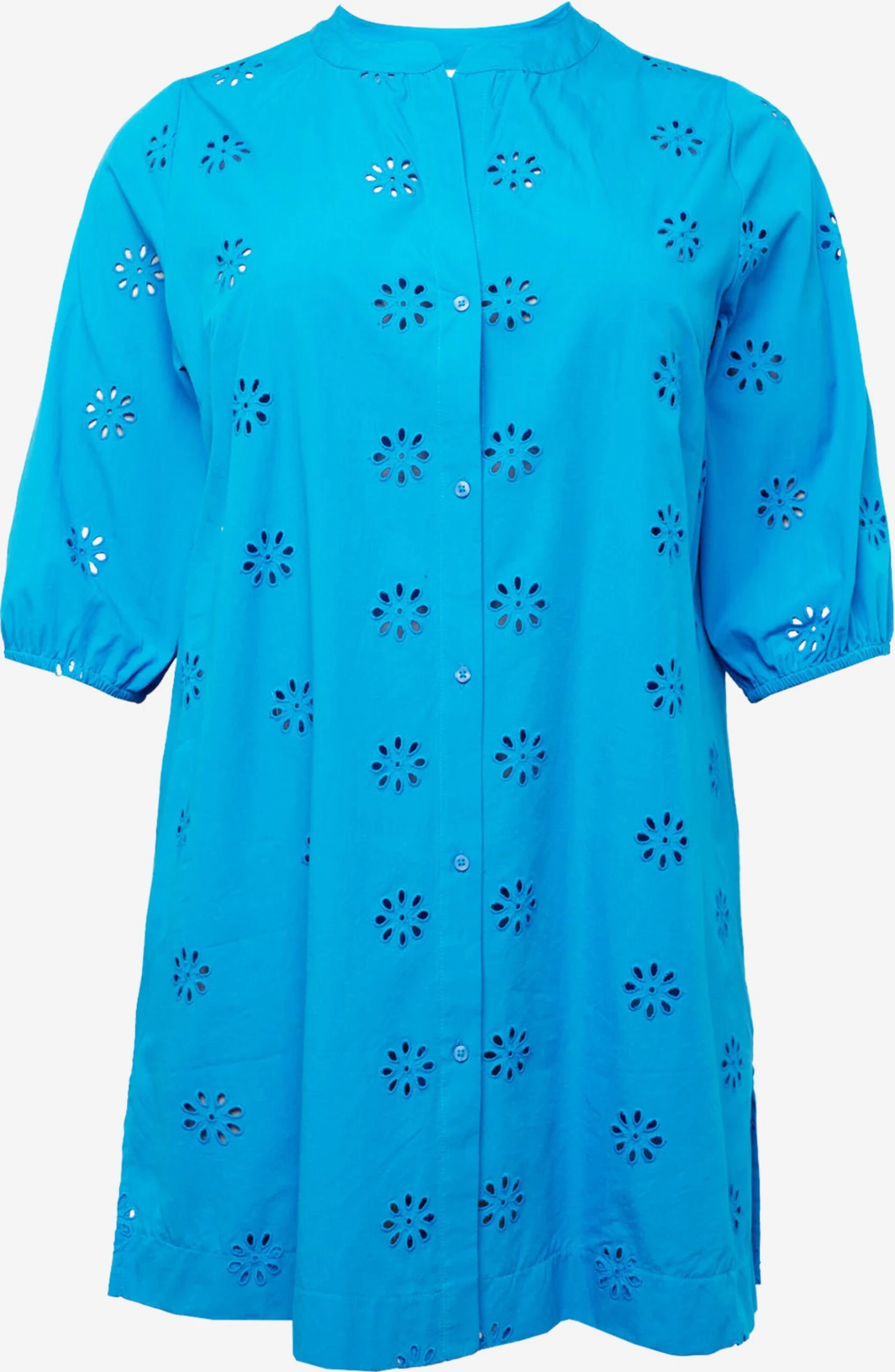 ONLY CARMAKOMA Robes Fluides Robe-chemise SELINA Femme Bleu Ciel 3 ONLY CARMAKOMA Robes Fluides Robe-chemise SELINA Femme Bleu Ciel