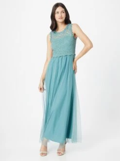 Vila Robes De Soirée Robe De Soirée LYNNEA Femme Bleu -Joli Mode Soldes Magasin 42ba0cfaf28aacd57a77f89c3ee72cef