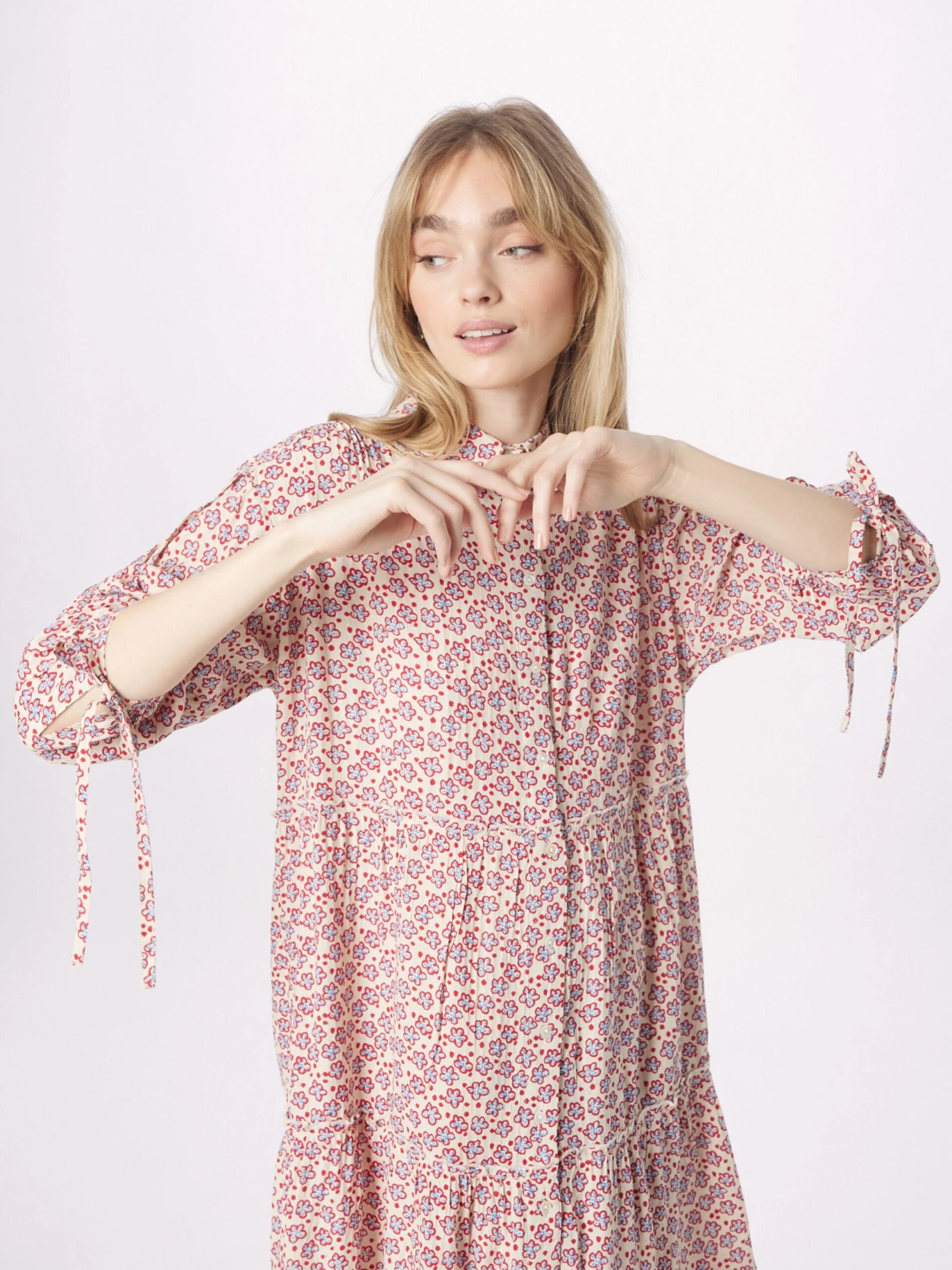 Robes Fluides Robe-chemise ELINE Femme Sable 4 Robes Fluides Robe-chemise ELINE Femme Sable â Image 2